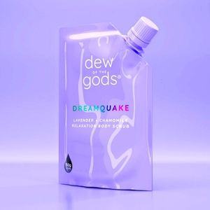 Dreamquake™ is a lavender and chamomile relaxation body scrub.